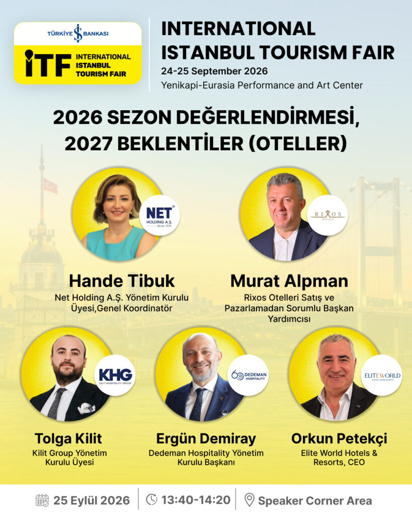 Turizmin devleri İstanbul’da 2027 rotasını çizecek 3 15 6