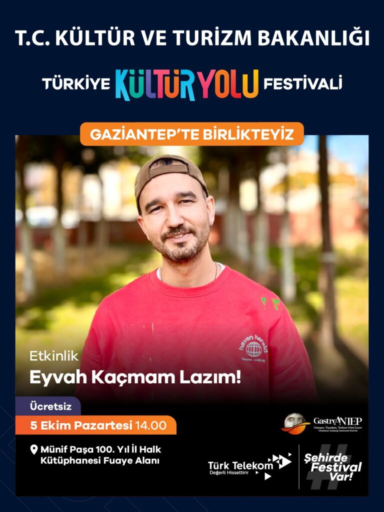GastroAntep Kültür Yolu Festivali, 3-11 Ekim’de Gaziantep’te düzenlenecek. Dokuz gün boyunca konserler, sergiler, atölyeler ve 50’den fazla Lezzet Noktası ziyaretçilerle buluşacak.