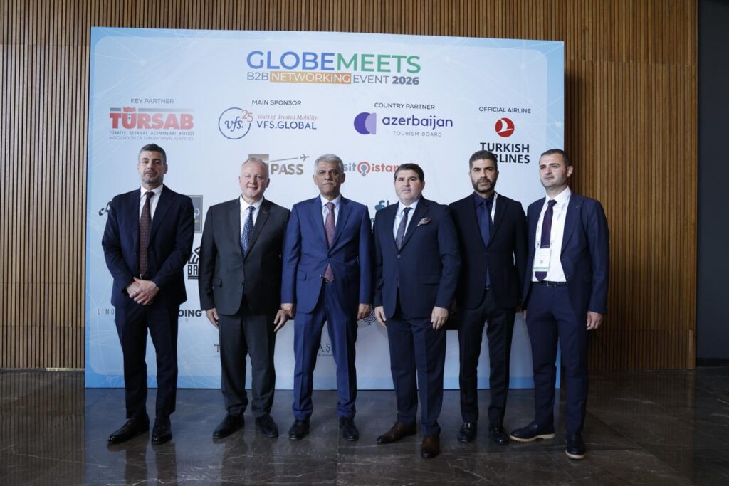 50’den fazla ülkeden 3 bini aşkın turizm profesyonelini İstanbul’da buluşturan GlobeMeets 2026’da, 25 bini aşkın B2B görüşme ve 100 milyon euronun üzerinde ticari iş hacmi hedefleniyor.  |türkiyede iş dünyası