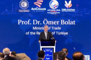 İstanbul’da transatlantik ticaret için yeni dönem mesajı 4 Turkiye Cumhuriyeti Ticaret Bakani Omer Bolat 2